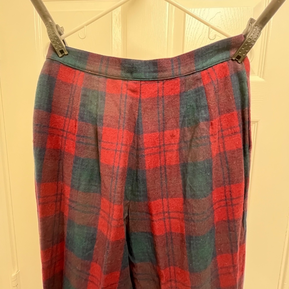 VTG Giorgio Sant' Angelo Wool Plaid Lined 14 x 27.5L - Picture 6 of 16